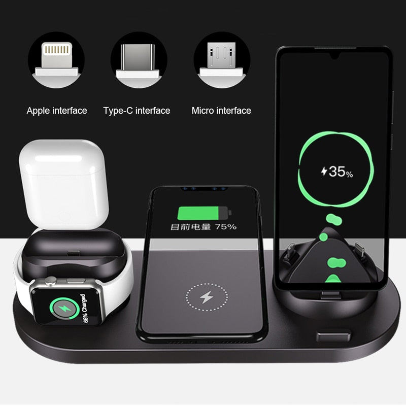 EXPUNKN Wireless Charger 6 EM 1 10w