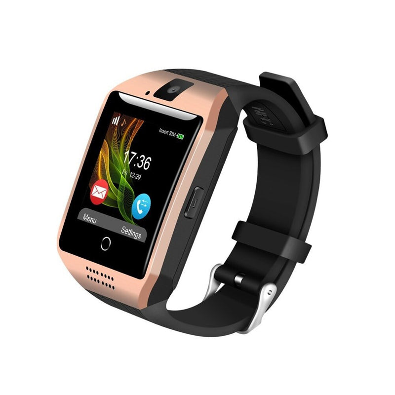 Smart watch q18 com câmera e bluetooth, relógio inteligente