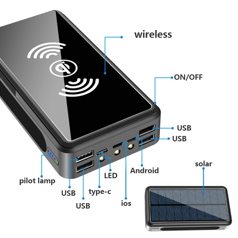 Carregador Solar Power Bank